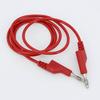 50cm 100cm Dual 4mm Stackable Banana to banana Plug Cables wire cord Multimeter Test Leads Electrical Red/Black 1000V 15A