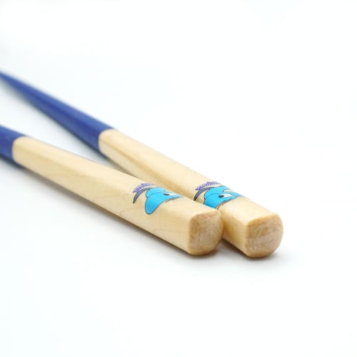 Hyozaemon Kattobashi Farbe Chunichi Dragons Essstäbchen, Hergestellt in Japan, 22,5cm