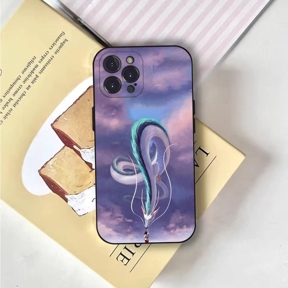 S-Spirited D-Dragon A- Away Phone Case For iPhone 16,15,14,13,12,11,Pro,X,XS,Max,XR,Plus,Mini Soft Black Cover