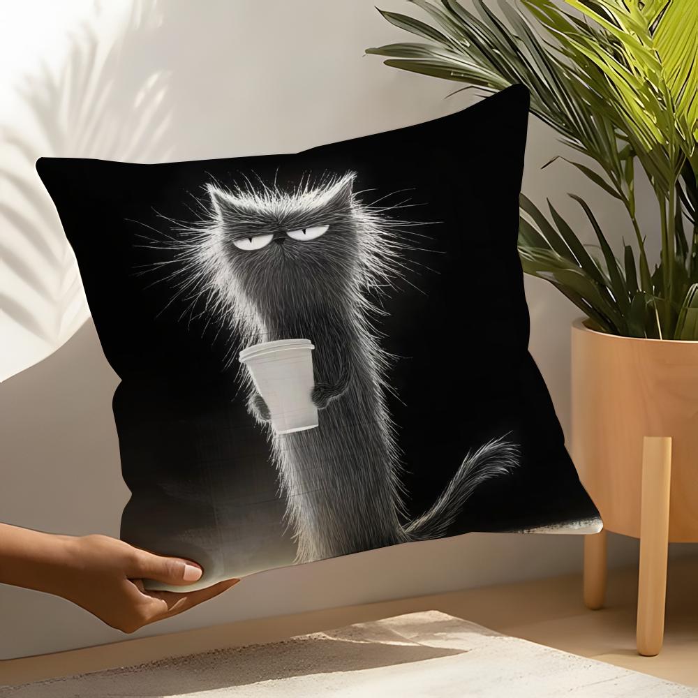 4-Pack Contemporary Style Pillow Case Linen Cushion Covers For Decorative Sofa Home Pillows Case Car Chair Pillows Cases