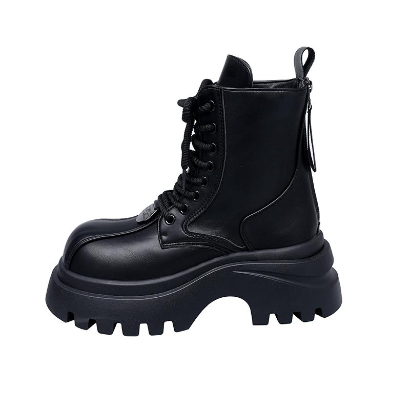 2026 New Lace-up Woman Short Shoes with Laces Leather Boots Hot New In Fashi Promoti Winter Ankle Boots for Women