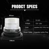 12V LED Car Truck School Bus Roof Top Warning Flash Beacon Strobe Emergency Light Police Lights Magnetic Base
