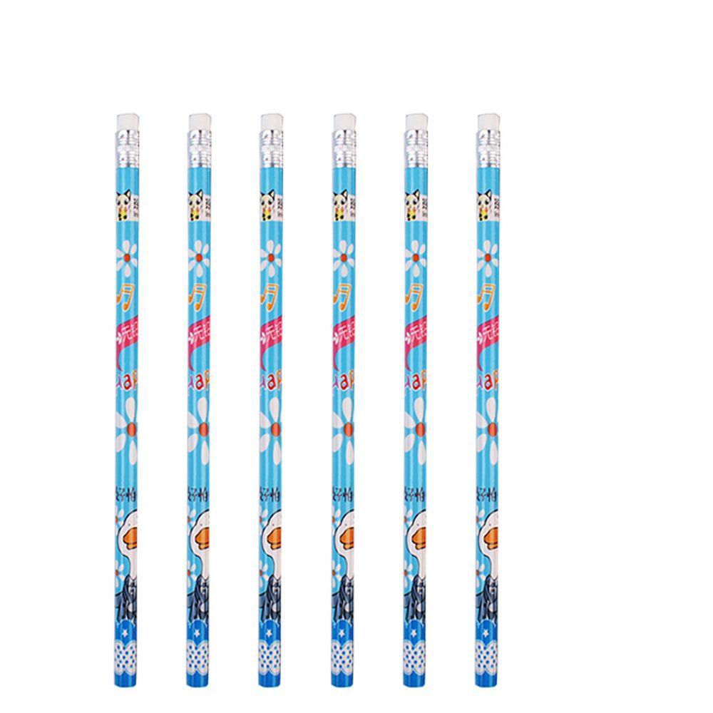 Pencils School Supply With Eraser HB Standard Pencils Cartoon Duck Pencils Cartoon Pencil Set