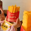 12PCS French Fry Shaped Sealing Clip Food Clips Plastic Bag Bag Clip for Snack Seasoning Sealing Strip Kitchen Storage DJ004