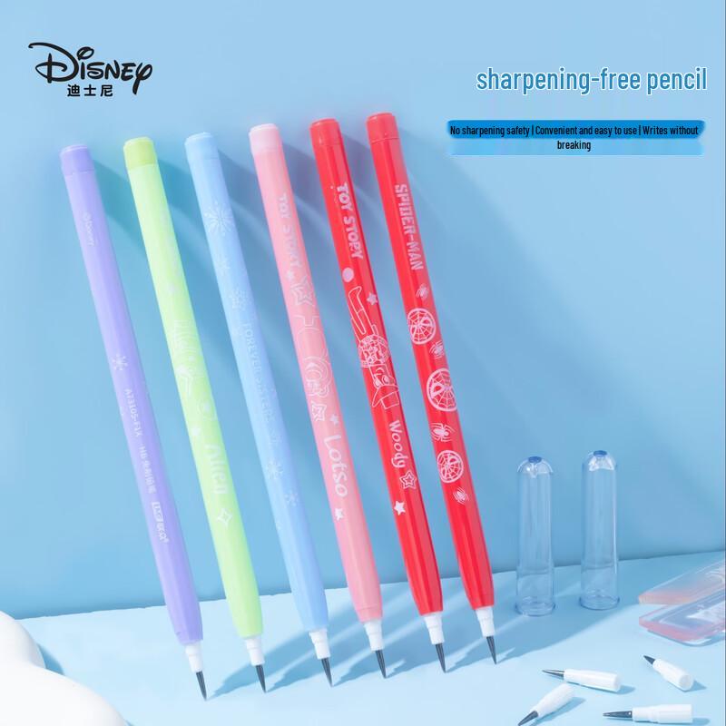 Disney Kids  No-Sharpen HB Pencils (12-Count, Assorted Designs)