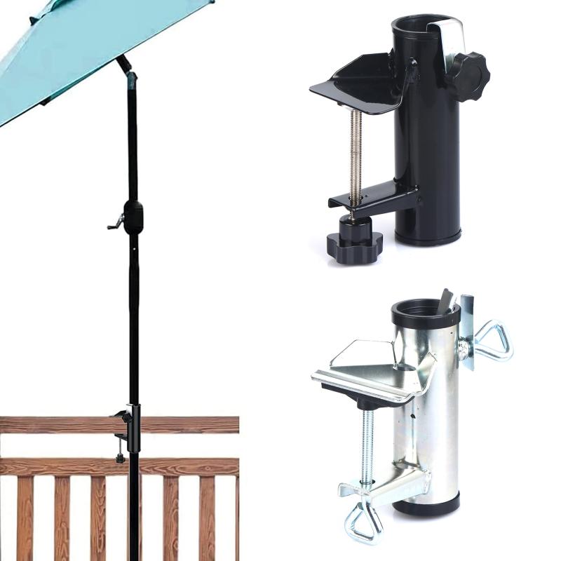 Outdoor Patio Beach Sunshade Umbrella Fixing Clip Garden Patio Umbrella Fixing Holder Portable Courtyard Parasol Stand
