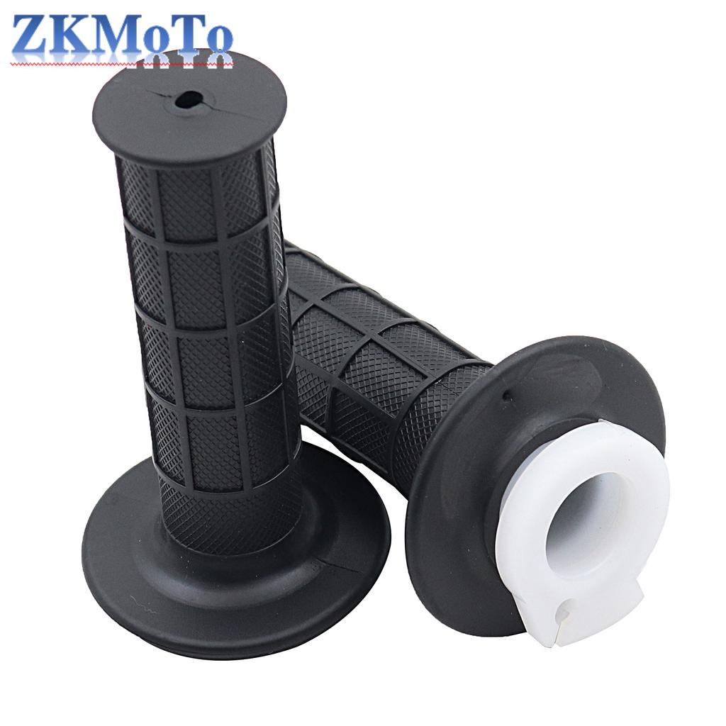 7/8" 22mm Motorcycle Grips With Throttle Clamp Twist Cable Throttle Cable For KTM Yamaha Honda ATV 50 90 110 125 150 200 250CC