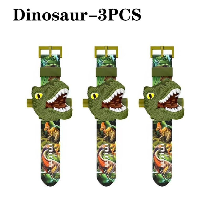 1-5PCS Projection Christmas Watch LED Glowing Kids Watch Fun Toy Trendy Accessory with Multiple Patterns Birthday Christmas Gift