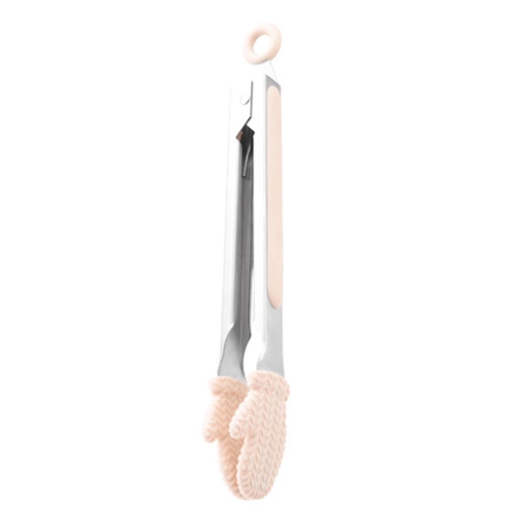 Food Tong Silicone Anti Slip Hand Palm Shaped Food Tongs 9inch Bread Serving Food Tong for Bread Baking Barbecue
