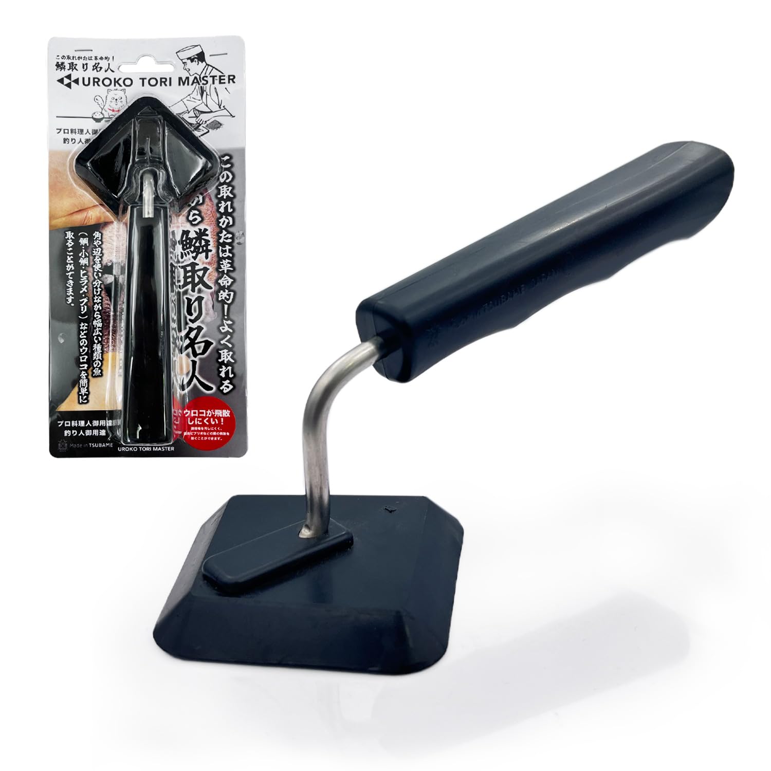 

CLEAN HOUSE Fish Scale Fish Scale Made in Stainless Steel Remover, No-Splatter Remover, Master, Manual, Tsubame-Sanjo, Japan, Lightweight,