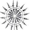 Creative Metal Windmill Outdoor Garden Wrought Iron Decoration
