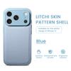 Plain Lychee Pattern Sense Large Window Phone Case For For Iphone 17 Air 16 1 14 Plus 13 Pro Max Advanced Shockproof Cover