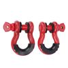 2Pcs D Ring Shackle 3 4in Heavy Duty Off Road Recovery 4.75T Break Strength for Trailer Winch Tow Strap Truck Vehicle