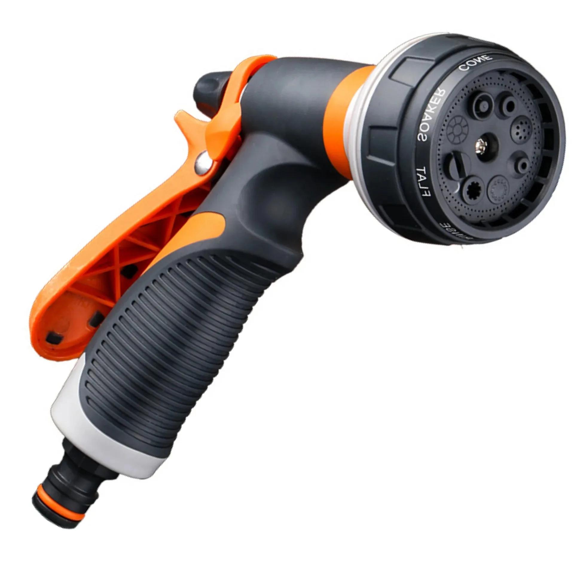 

High Pressure Hand-Held Garden Hose Nozzle Multi-Function Spray Lawn Watering Car Wash Durable Tool for Outdoor Use