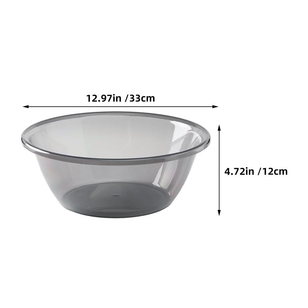 Clear Plastic Washbasin Transparent Pet Face Washing Basin Multipurpose Bathroom Kitchen Household Laundry Washing Tub