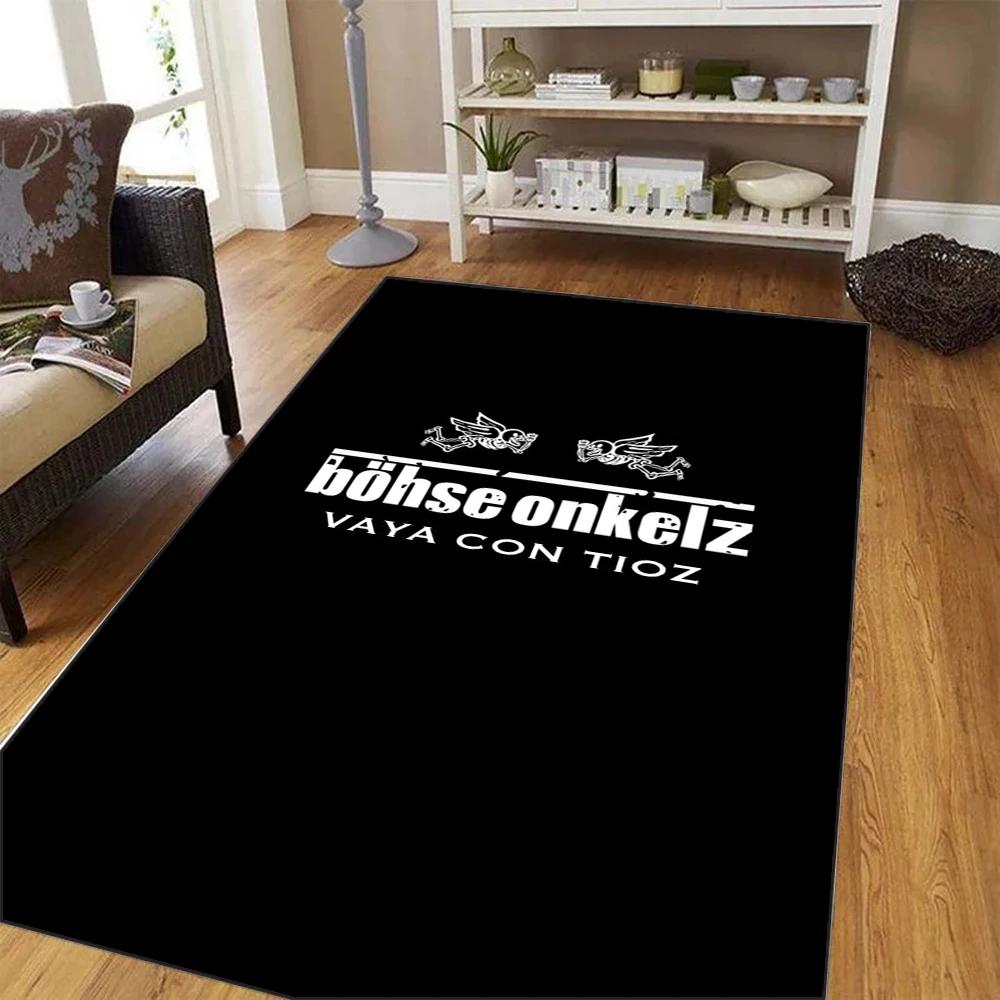 Německo Bohse Onkelz Koberec do obývacího pokoje ložnice bytová dekorace cool protiskluzová pratelná podložka na podlahu kuchyňová podložka pod konferenční stolek