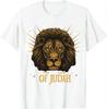 Jesus Lion of Judah Christian Gift for Men Women T-Shirt Vintage T Shirt Animal fashion short sleeves Top streetwear Ropa Hombre