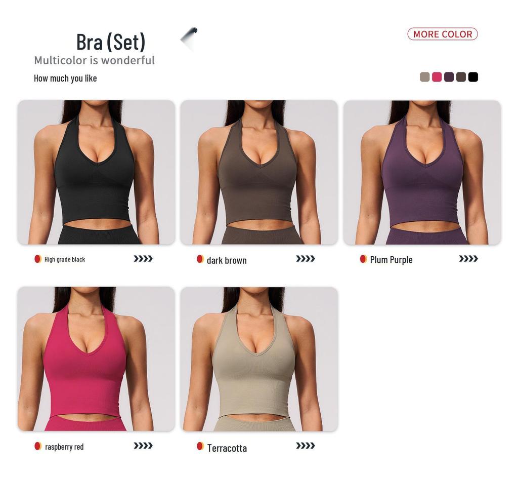 Seamless Quick-Drying High-Waist Yoga Set with Butt-Lifting Pants for Women