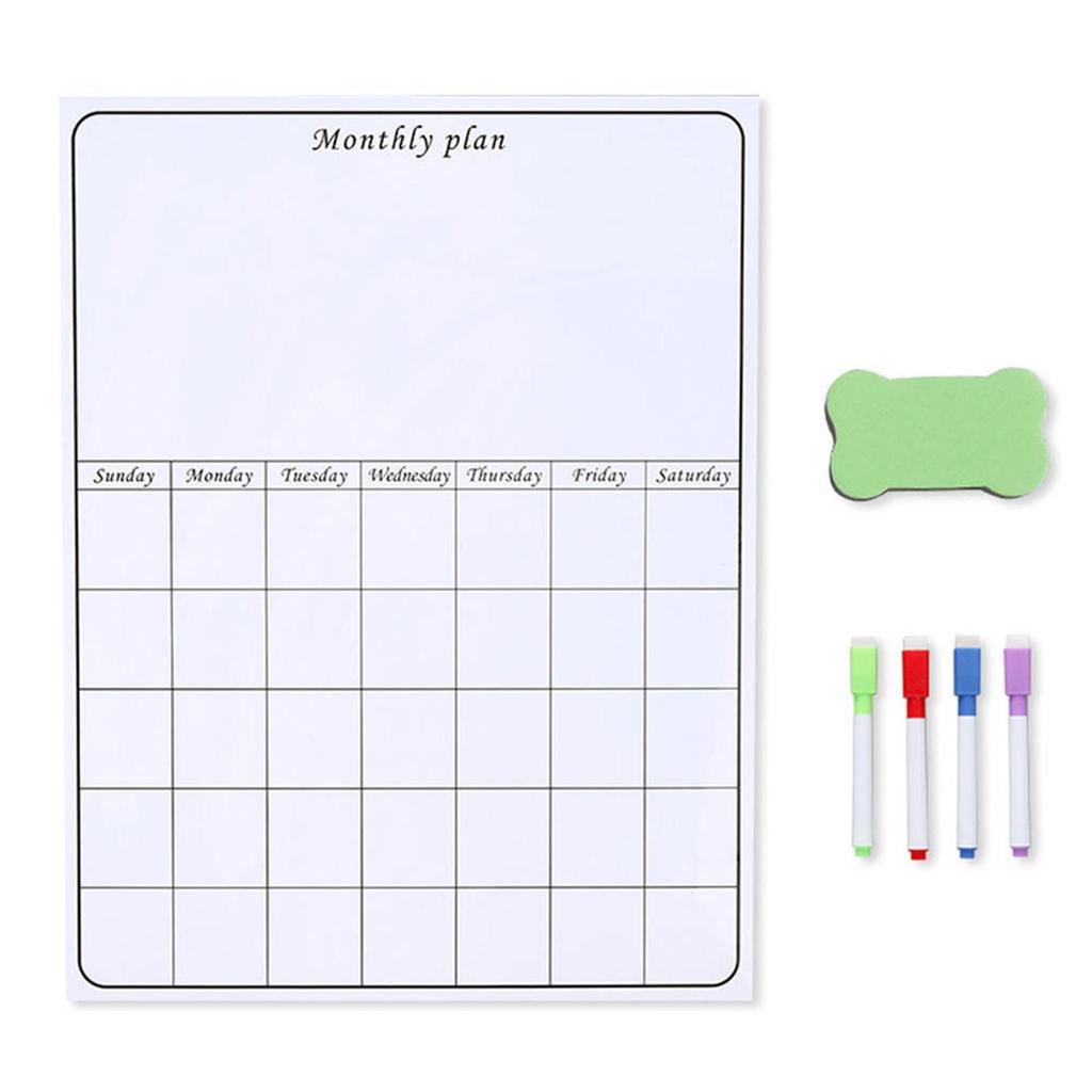 Αγοράστε Weekly Dry Erase Board Calendar for Fridge Simple Plan Set Includes 1 Weekly