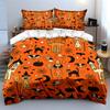Witches, Bats, Spiders, Pumpkins. Bedding Sets Duvet Cover Sets Duvet Covers Pillowcases(1*Duvet Cover 2*Pillowcases Without Duvet Insert)
