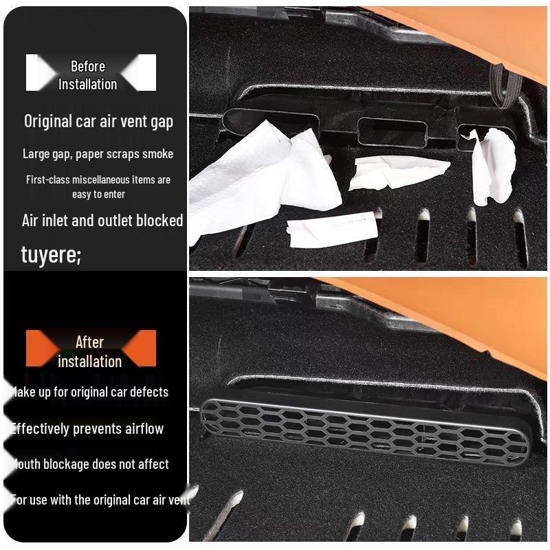 Applicable WEY Lanshan Under-Seat Air Vent Cover - Interior Dustproof Net & AC Vent Protector