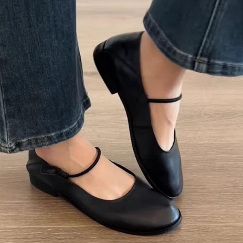 Fashion Mary Jane New Style Breathable Flat Shoes Round Toe All-Match Shallow Mouth Casual Female Sneakers Leisure Versatile Women Shoes