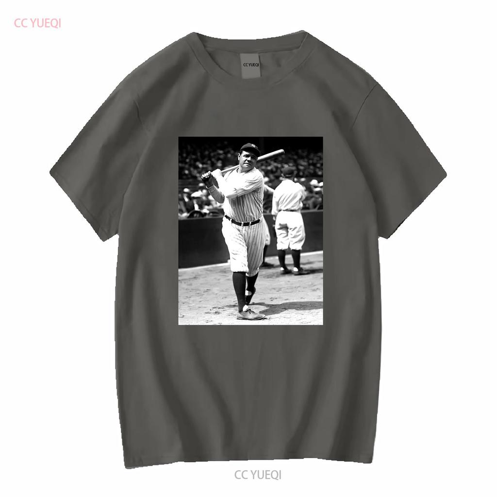 Babe Ruth T Shirt For Fan S 5Xl Vintage Washed Graphic Homme Streetwear Soft Top For Everyday Wear Designer Clothes Breathable