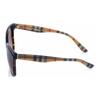 Burberry Temple Logo Plastic Butterfly Sunglasses Unisex Couple Brown