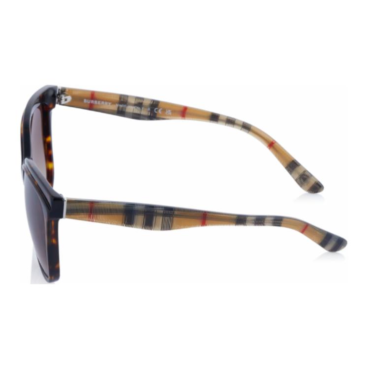 Burberry Temple Logo Plastic Butterfly Sunglasses Unisex Couple Brown