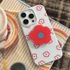 Little Red Flower Stand Phone Case for iPhone 15, iPhone 16, iPhone 17 Pro Max