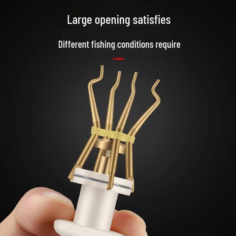 Newcomer Discount: Large Particle Rubber Band Red Worm Clip Fishing Bait Tool