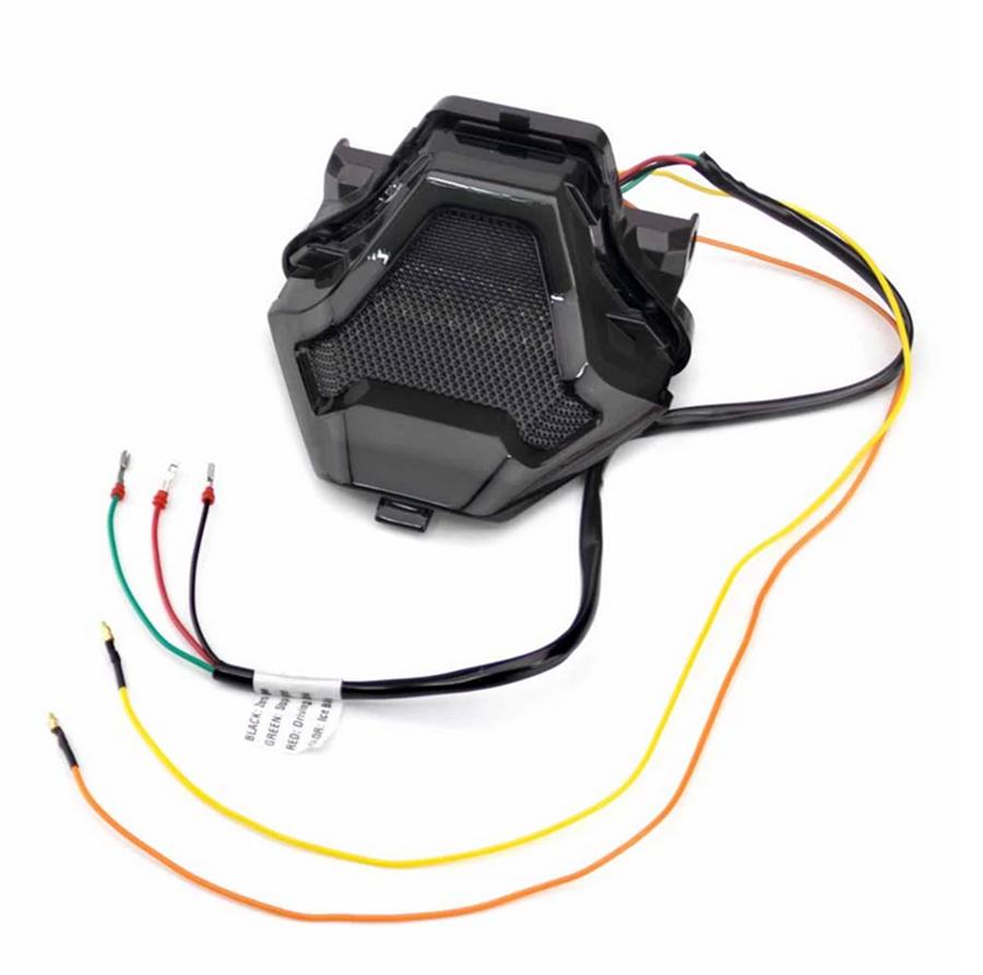 Motorcycle Brake Tail Light LED Flowing Turn Signals For Yamaha YZF R3 R25 Y15ZR