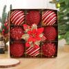 Creative 8cm Christmas Ball Set Foam Gift Ball Xmas Tree Hanging Christmas Decorations Xmas Baubles Xmas Ornament Ball