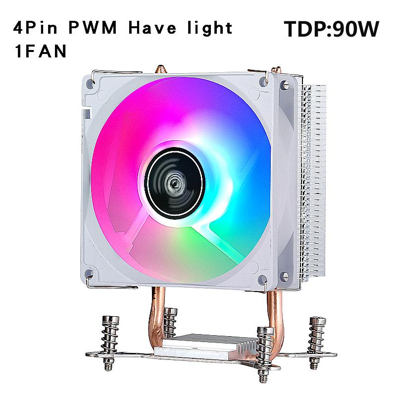 Tower Type Radiator Processor 2/4/6 Heat Pipe Air-cooled CPU Cooler White Fan mute Install slots LGA2011 2066 2099 xeon x79 x99