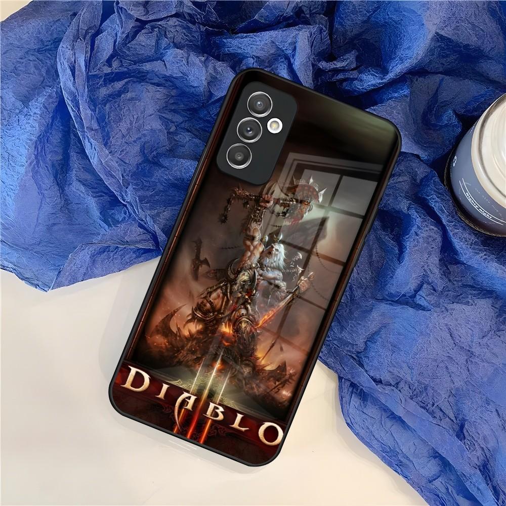 Hot Game Diablo Phone Case for Samsung Galaxy S24 S23 S22 S21 S20 A24 A34 A54 A53 Note20 M54 Fe Ultra Plus Glass