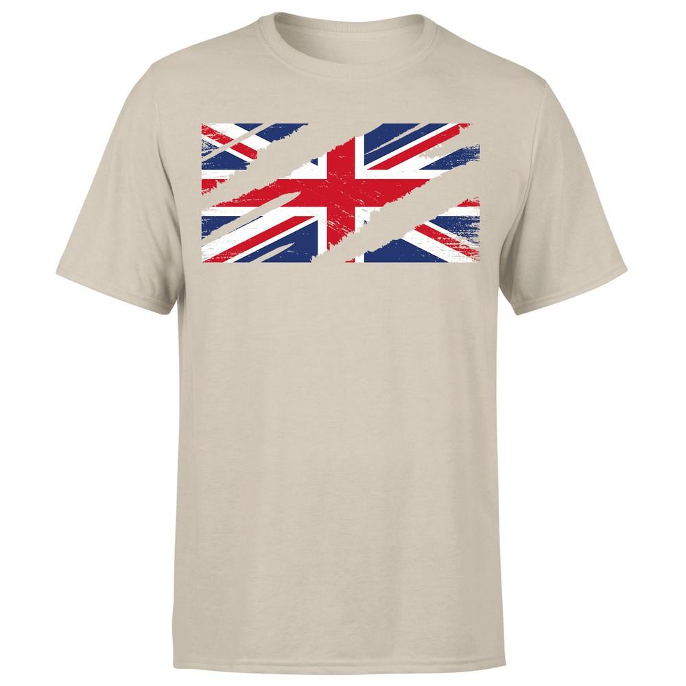Torn Union Jack Flag TShirt Funny Country British Football Unisexs T ShirtOrP1A
