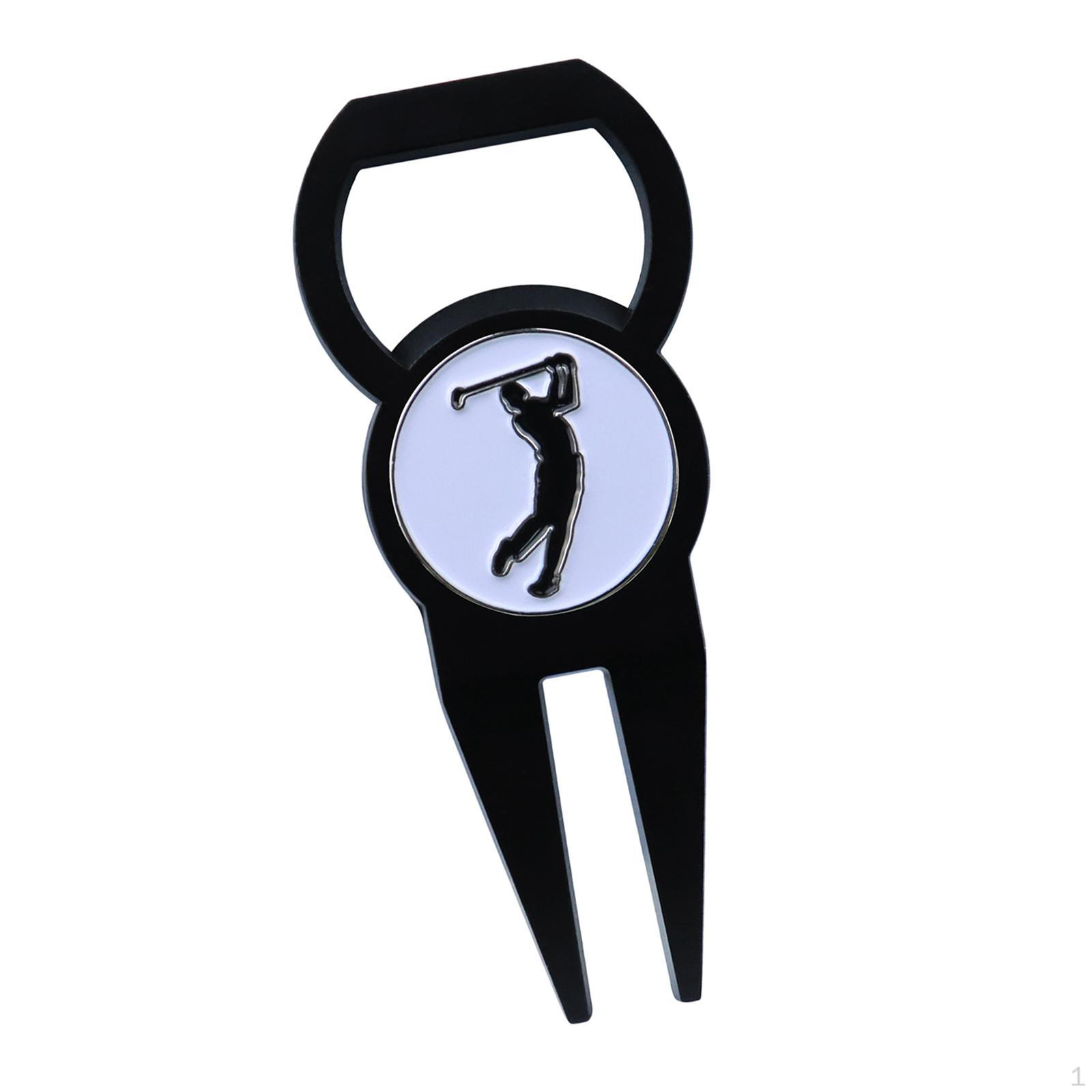 

Divot Repair Tool Device Groove Cleaner Versatile Lightweight Metal Gift Lawn Prong Training B
