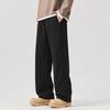Spring Autumn Loose Casual Elastic Waist Wide Leg Sweatpants Male Lounge Pants Men Drawstring Trousers