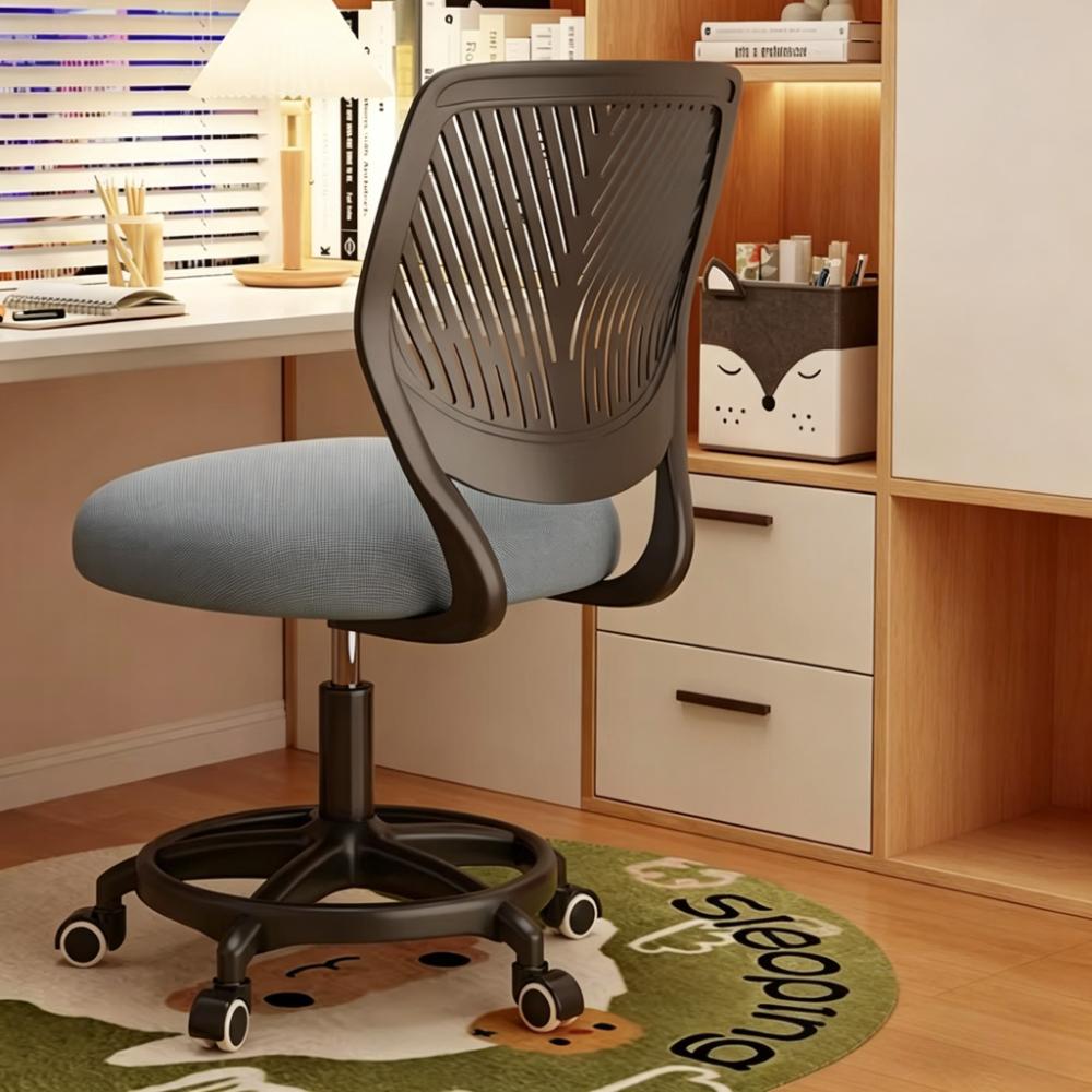 Ergonomischer Komfortabler Drehstuhl Bürostuhl Zuhause Student Rückenlehnenstuhl Hebbare Stühle Armlehnen Verstellbar für Zuhause