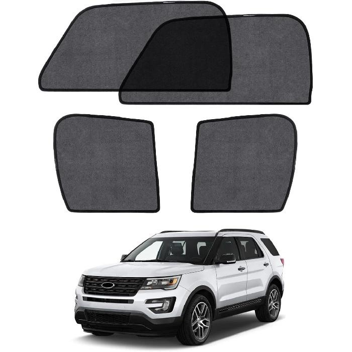 Car Window Shade for Subaru Forester -2024,2 Pack UV & Glare Protection, Breathable Privacy Screen, ect & Bug Blocker Magnetic Mesh Side Rear Sun