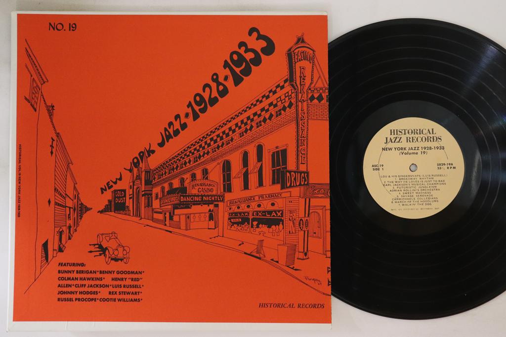 LP Record VARIOUS  New York Jazz 19281933 ASC19 HISTORICAL US Jazz Used