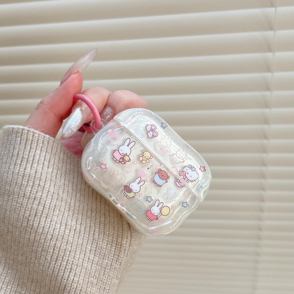 Line Miffy Rabbit AirPods 1 protective case Apple 1/1 generation AirPods pro1 earphone case cute