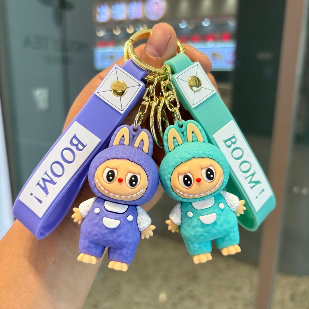 Labubu Cartoon Five Generation Standing Posture Sheep Keychain Pendant Cute Three-dimensional Doll Doll Gifts