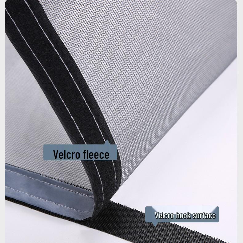 Nano Anti-Mosquito Breathable Window Screen with Easy No-Punch Installation