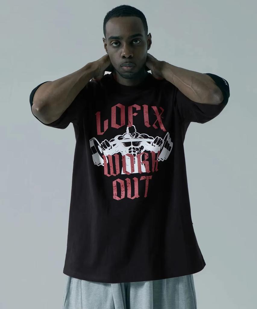 Muscleunisex Oversized Short Sleeve Gym Graphic Cotton Tee Printing Highend Luxury Unisex Style Both Of Unisex And Unisex