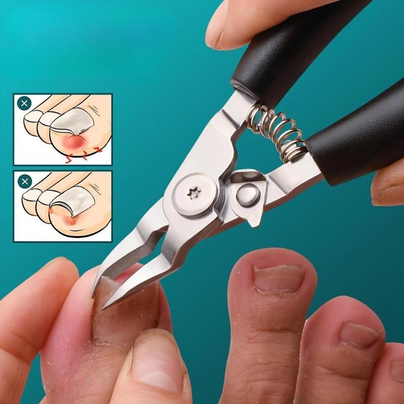 

Современные щипчики для ногтей с вогнутым краем из нержавеющей стали — острые, изогнутые лезвия 1pc
