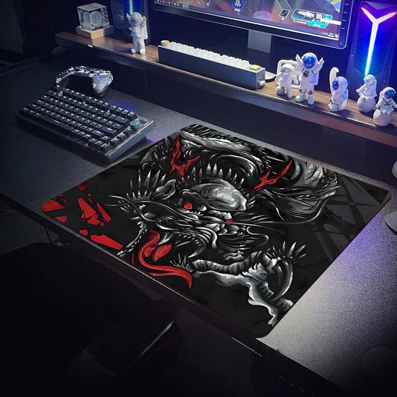 Dragon & Tiger large office thickening mouse pad Creative notebook pad Creative game esports waterproof keyboard pad desk mat