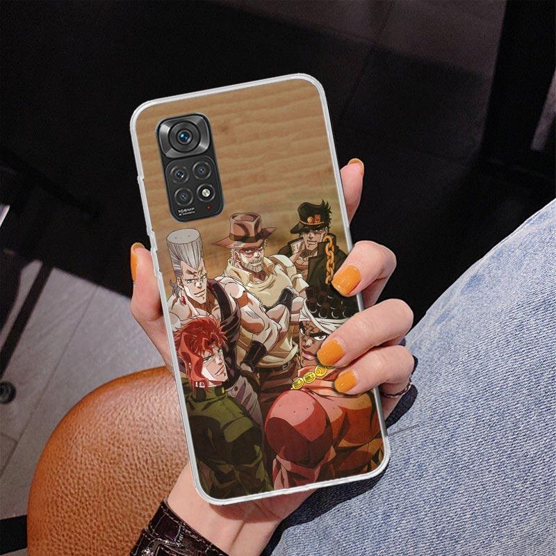 JoJo's Bizarre Adventure Stardust Crusaders Phone Case For Xiaomi Redmi Note 15 14 13 12S 12 11 Pro Plus 14S 11S 11E 10 10S 11T