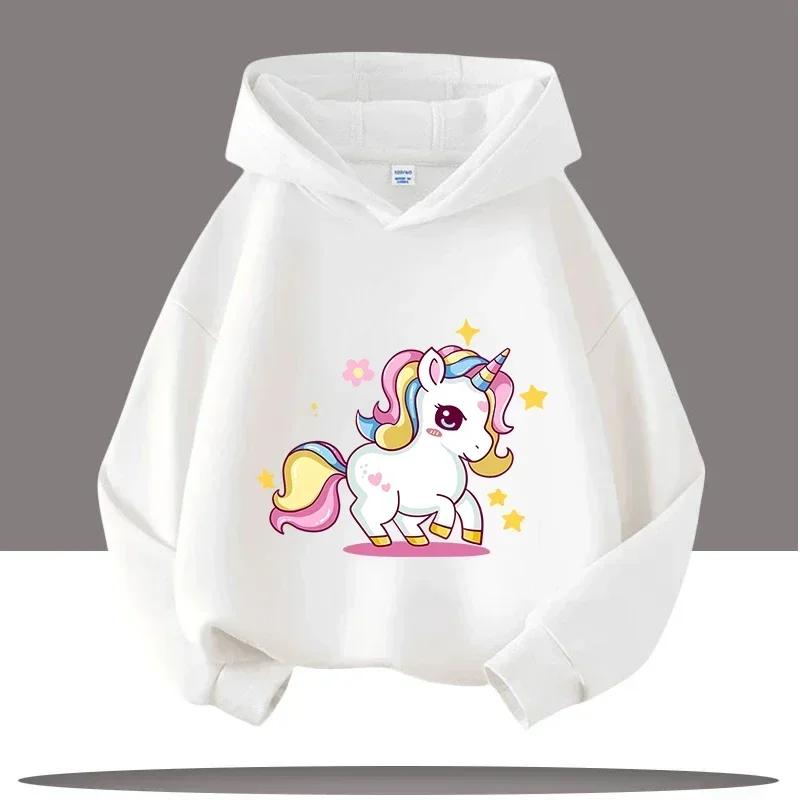 2025 New Best-selling Unicorn Cartoon Children's Clothes Fashionable Warm Sweaters for Boys Girls in Autumn and Winter
