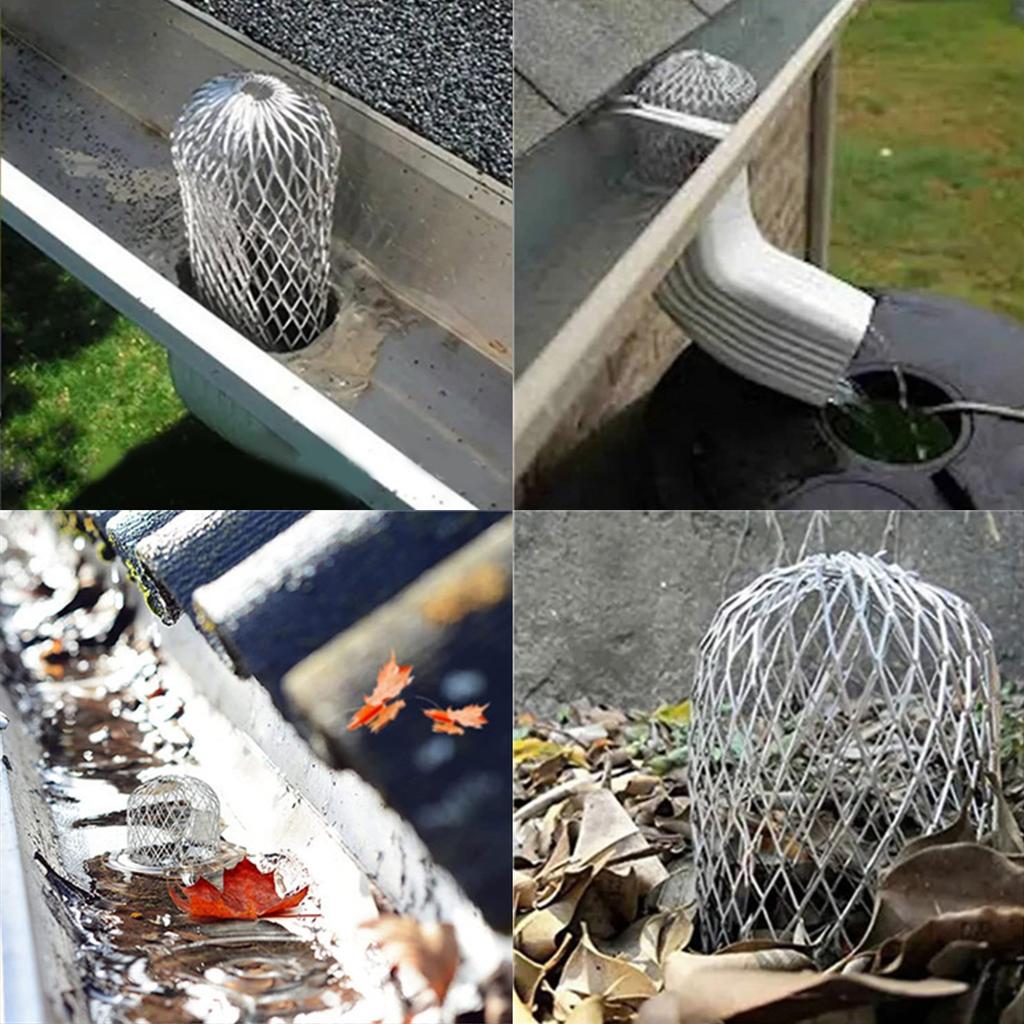 4pcs/set Easy To Clean Drainage Strainer Set Versatile Drainage Filter Pack Drainage Gutter Filter Set Simple Installs